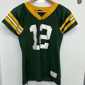 Green Bay Packers Aaron Rodgers Reebok Women’s Jersey With Sequins- Medium